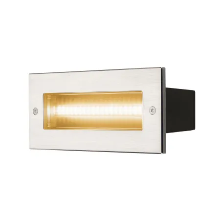 BRICK, encastré mural extérieur, symétrique, inox, LED, 11W, 3000K, IP65, collerette inox 316