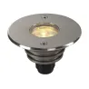 DASAR® 920, encastré de sol extérieur, inox brossé, LED, 7W, 3000K, IP67, collerette inox 316
