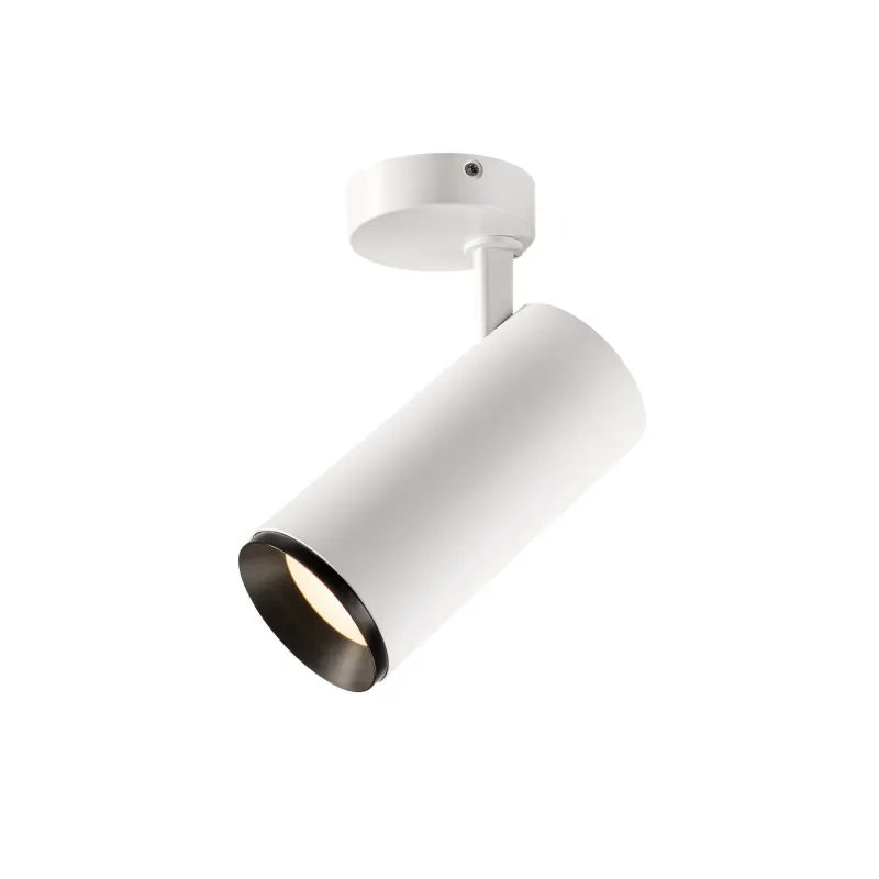 NUMINOS® L, plafonnier intérieur, orientable, 60 deg , blanc/noir, LED, 28W, 4000K, variable Dali