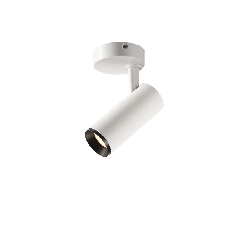 NUMINOS® S, plafonnier intérieur, orientable, 36 deg , blanc/noir, LED, 11W, 3000K, variable Dali