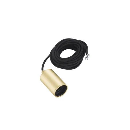 FITU, suspension intérieure, hauteur 9,1 cm, laiton, E27, 60W max, câble nu sans patère de 5m