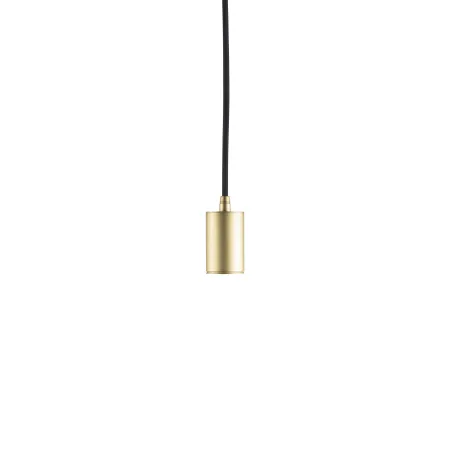 FITU, suspension intérieure, hauteur 9,1 cm, laiton, E27, 60W max, câble nu sans patère de 5m