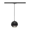 LIGHT EYE® 150, suspension pour rail 1 allumage intérieur, noir/chrome, GU10/QPAR111, 75W max