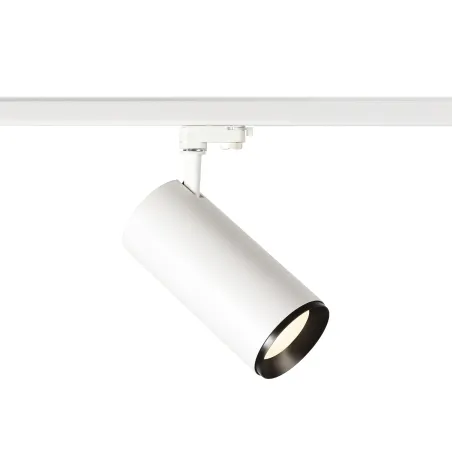 NUMINOS® XL, spot pour rail 3 allumages intérieur, 24 deg , blanc/noir, LED, 36W, 4000K, variable