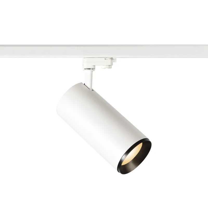 NUMINOS® XL, spot pour rail 3 allumages intérieur, 36 deg , blanc/noir, LED, 36W, 3000K, variable