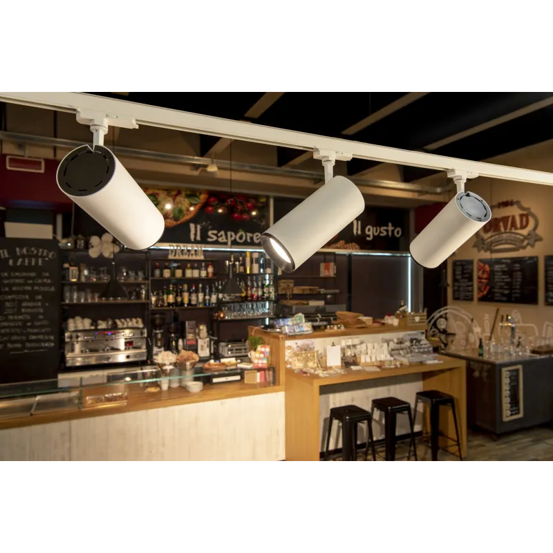 NUMINOS® XL, spot pour rail 3 allumages intérieur, 60 deg , blanc/noir, LED, 36W, 2700K, variable