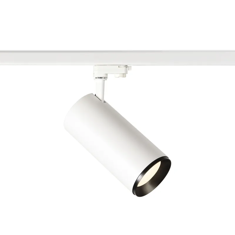 NUMINOS® XL, spot pour rail 3 allumages intérieur, 60 deg , blanc/noir, LED, 36W, 4000K, variable