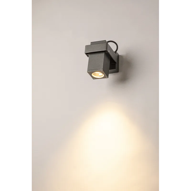THEO BRACKET, applique et plafonnier extérieur, anthracite, GU10/LED GU10 51mm, 7W max, IP65