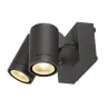 HELIA, applique et plafonnier extérieur, double, anthracite, LED, 16W, 3000K, IP55, variable
