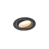 NUMINOS® MOVE XS, encastré de plafond intérieur, orientable, 20 deg , noir/blanc, LED, 7W, 3000K