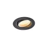 NUMINOS® MOVE XS, encastré de plafond intérieur, orientable, 40 deg , noir/blanc, LED, 7W, 2700K