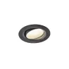 NUMINOS® MOVE XS, encastré de plafond intérieur, orientable, 40 deg , noir/blanc, LED, 7W, 4000K