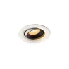 NUMINOS® MOVE XS, encastré de plafond intérieur, orientable, 55 deg , blanc/noir, LED, 7W, 2700K