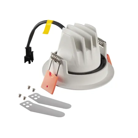 NUMINOS® MOVE XS, encastré de plafond intérieur, orientable, 55 deg , blanc/noir, LED, 7W, 3000K