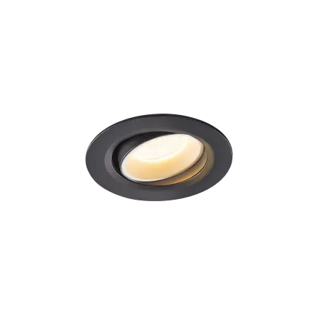 NUMINOS® MOVE XS, encastré de plafond intérieur, orientable, 55 deg , noir/blanc, LED, 7W, 3000K