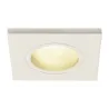 DOLIX OUT, encastré de plafond intérieur/extérieur, carré, blanc, GU10/QPAR51, 50W max, IP65