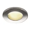 DOLIX OUT, encastré de plafond intérieur/extérieur, rond, chrome, GU10/QPAR51, 50W max, IP65