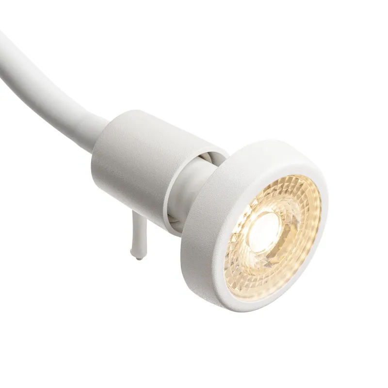 DIO FLEX PLATE, applique intérieure, liseuse, blanc, GU10/QPAR51, 50W max, avec interrupteur