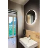 TRUKKO, applique intérieure, miroir, rond, argent, LED, 25W, 3000/4000/6500K, IP44, variable
