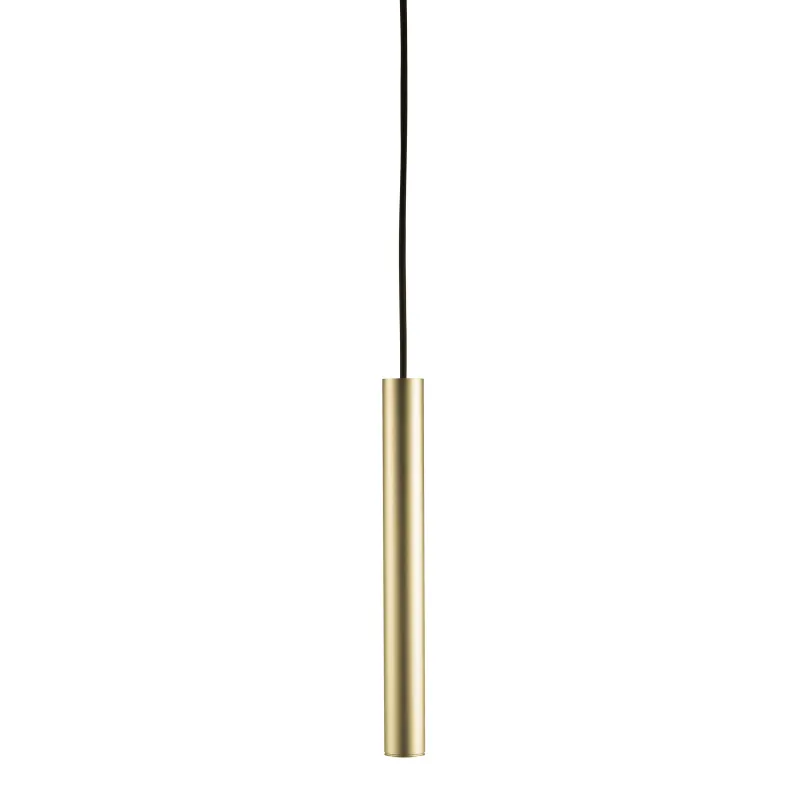 FITU, suspension intérieure, hauteur 40 cm, laiton, E27, 60W max, câble nu sans patère de 5m