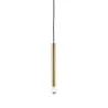 FITU, suspension intérieure, hauteur 40 cm, laiton, E27, 60W max, câble nu sans patère de 5m