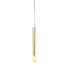 FITU, suspension intérieure, hauteur 40 cm, laiton, E27, 60W max, câble nu sans patère de 5m