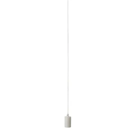 FITU, suspension intérieure, hauteur 9,1 cm, blanc, E27, 60W max, câble nu sans patère de 5m