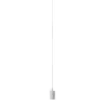 FITU, suspension intérieure, hauteur 9,1 cm, blanc, E27, 60W max, câble nu sans patère de 5m