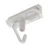 Adaptateur pour suspension, avec crochet, intérieur, pour rail 1 allumage à encastrer, blanc