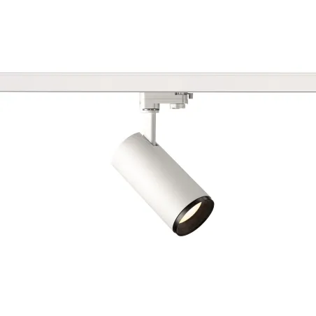 NUMINOS® M, spot pour rail 3 allumages intérieur, 24 deg , blanc/noir, LED, 20W, 4000K, variable