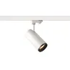 NUMINOS® M, spot pour rail 3 allumages intérieur, 60 deg , blanc/noir, LED, 20W, 2700K, variable