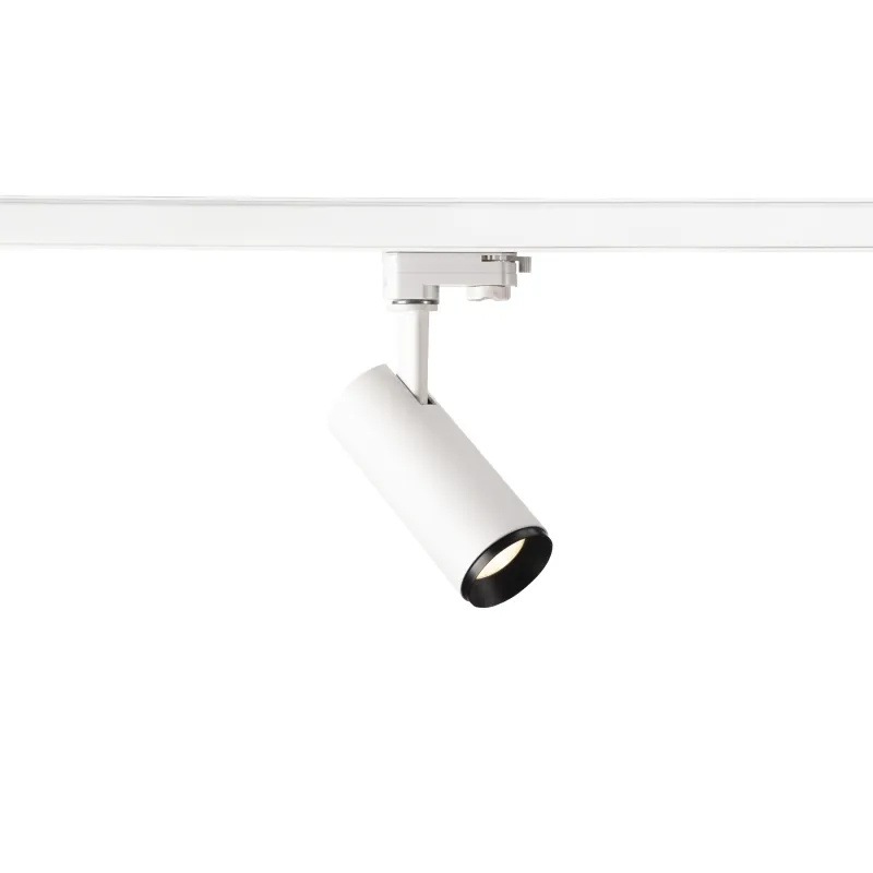 NUMINOS® S, spot pour rail 3 allumages intérieur, 24 deg , blanc/noir, LED, 11W, 4000K, variable
