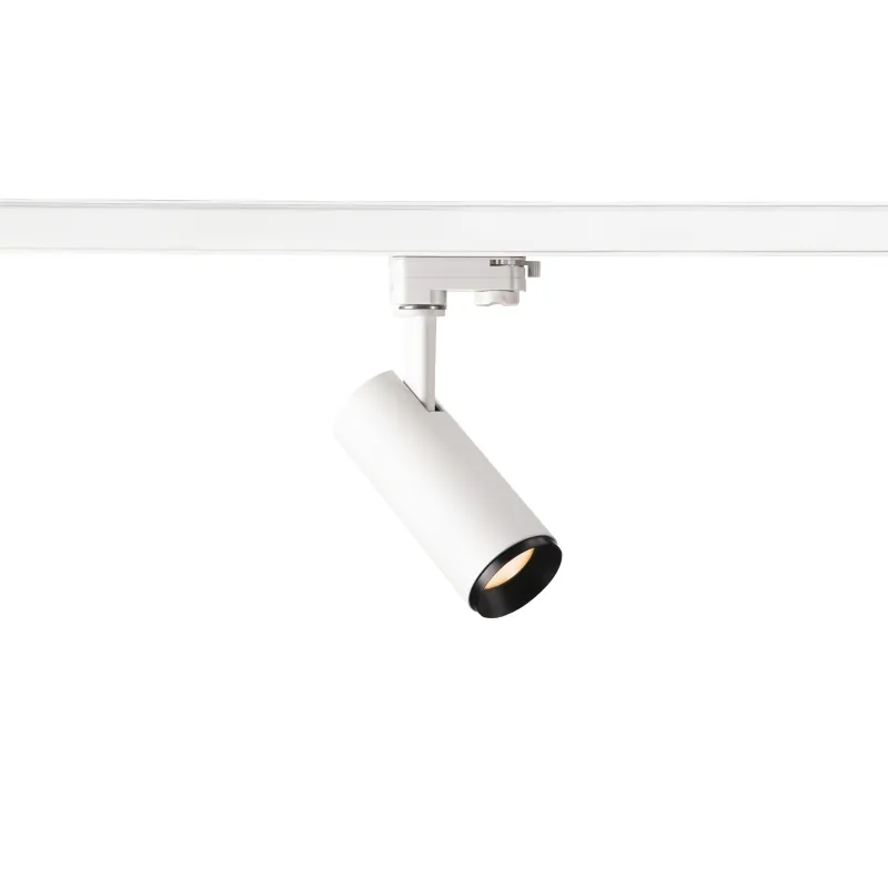 NUMINOS® S, spot pour rail 3 allumages intérieur, 36 deg , blanc/noir, LED, 11W, 2700K, variable