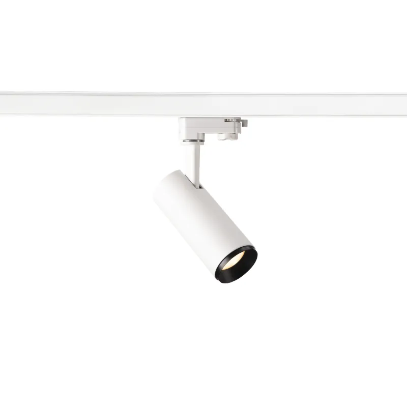 NUMINOS® S, spot pour rail 3 allumages intérieur, 36 deg , blanc/noir, LED, 11W, 3000K, variable