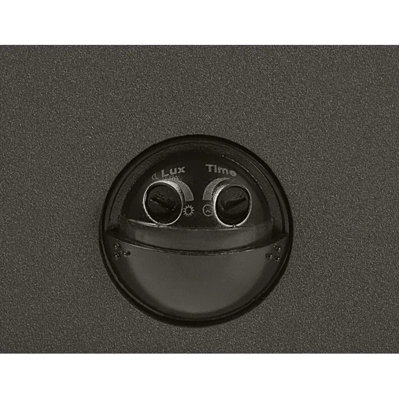 GRAFIT, applique extérieure, carré, anthracite, E27, 11W max, IP44, détecteur de mouvements