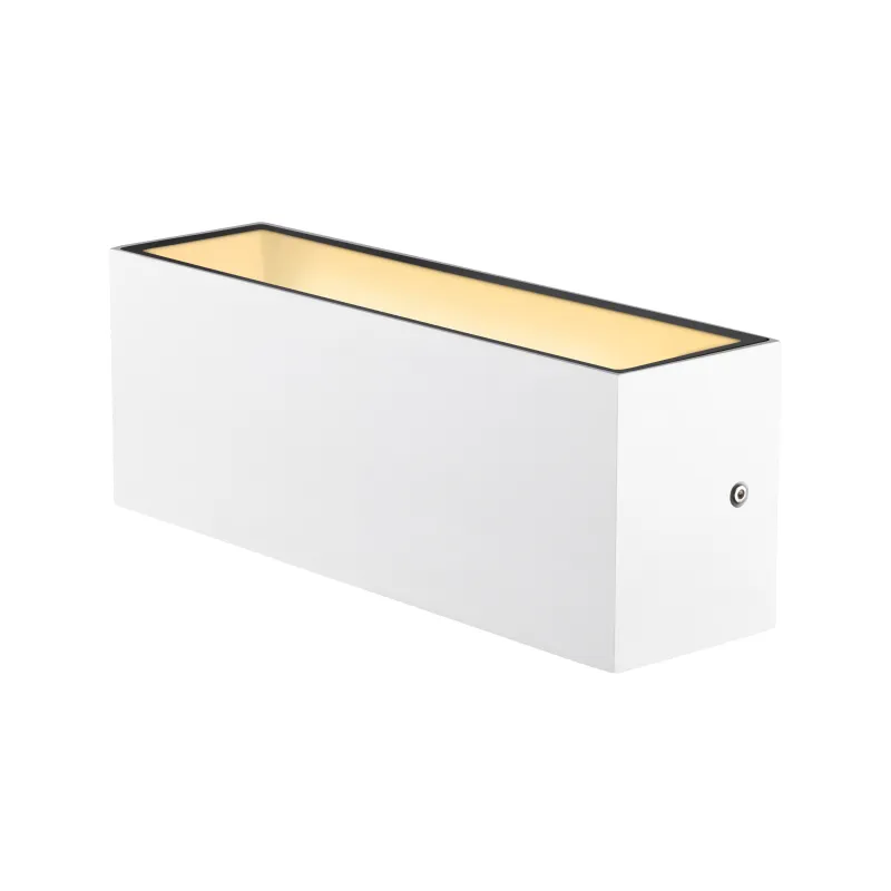 SITRA CUBE, applique extérieure, L, up/down, blanc, LED, 24W, 3000K/4000K, IP44, CCT Switch