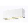 SITRA CUBE, applique extérieure, L, up/down, blanc, LED, 24W, 3000K/4000K, IP44, CCT Switch