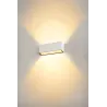 SITRA CUBE, applique extérieure, L, up/down, blanc, LED, 24W, 3000K/4000K, IP44, CCT Switch