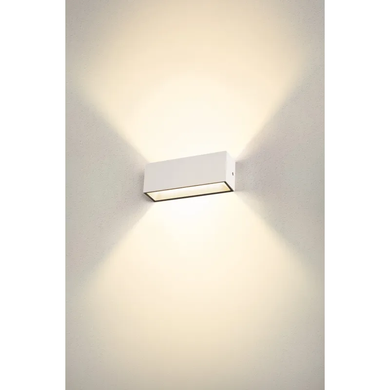 SITRA CUBE, applique extérieure, L, up/down, blanc, LED, 24W, 3000K/4000K, IP44, CCT Switch
