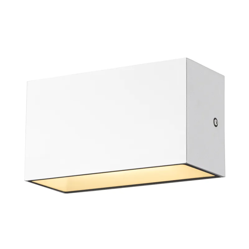 SITRA CUBE, applique extérieure, M, up/down, blanc, LED, 14W, 3000K/4000K, IP44, CCT Switch