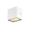 SITRA CUBE, applique extérieure, S, simple, blanc, LED, 6,2W, 3000K/4000K, IP44, CCT Switch