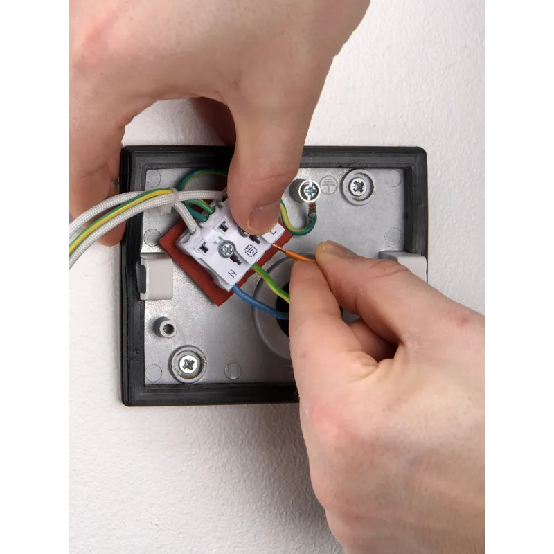 SITRA CUBE, applique extérieure, S, simple, blanc, LED, 6,2W, 3000K/4000K, IP44, CCT Switch