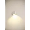 SITRA CUBE, applique extérieure, S, simple, blanc, LED, 6,2W, 3000K/4000K, IP44, CCT Switch