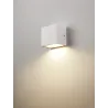 SITRA CUBE, applique extérieure, S, simple, blanc, LED, 6,2W, 3000K/4000K, IP44, CCT Switch