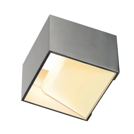 LOGS IN, applique intérieure, carré, alu/blanc, LED, 11W, 2000-3000K, variable, Dim to warm