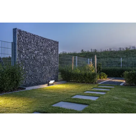 L-LINE OUT 30, borne extérieure, anthracite, LED, 11,5W, 3000/4000K, IP65, interrupteur CCT