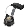 HORN, encastré de plafond intérieur, simple, noir, GU10/QPAR51, 25W max, IP20/IP44, RT 2012
