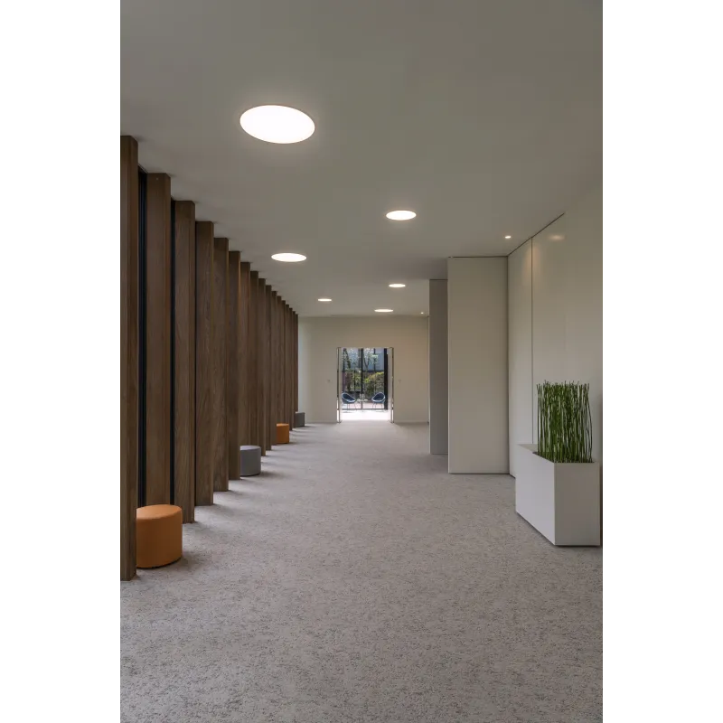 MEDO 40, encastré de plafond intérieur, rond, avec collerette, blanc, LED, 28W, 3000K/4000K