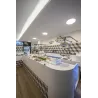 MEDO 40, encastré de plafond intérieur, rond, sans collerette, blanc, LED, 28W, 3000K/4000K