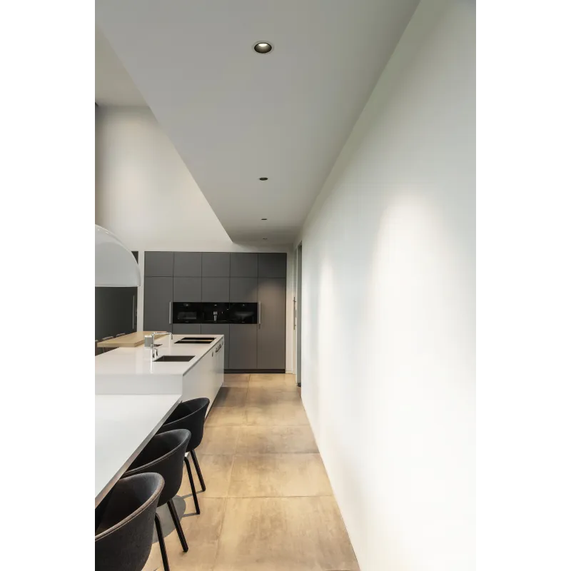 NUMINOS® M, encastré de plafond intérieur, 40 deg , blanc/chrome, LED, 17,55W, 3000K, IP20/IP44